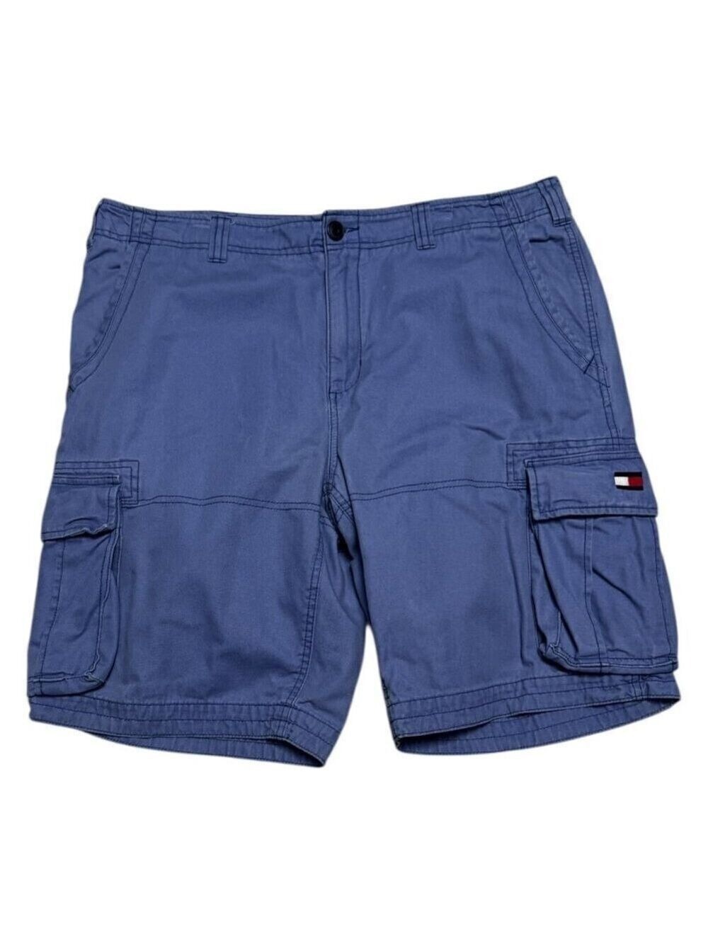 TOMMY HILFIGER Cargo Casual Summer Blue Shorts Mens 38" / XL